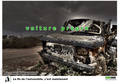 Campagne Carfree France 2009: la fin de l’automobile, c’est maintenant