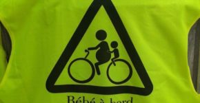 « Bébé à bord », même sur un vélo !