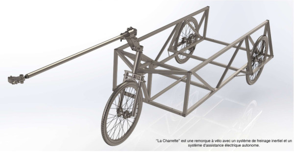 Remorque vélo 3 roues - charrette 